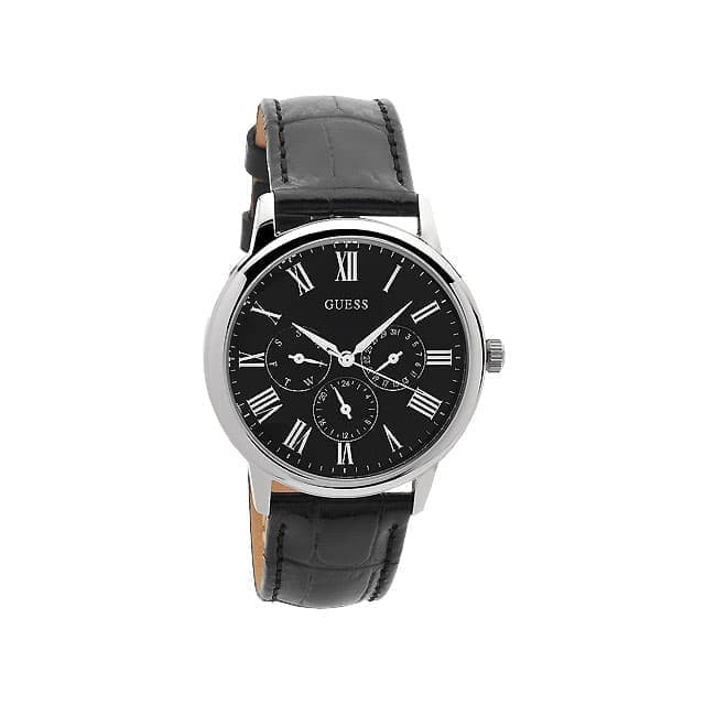 GUESS W70016G1 Wafer - Jam Tangan Pria - Hitam