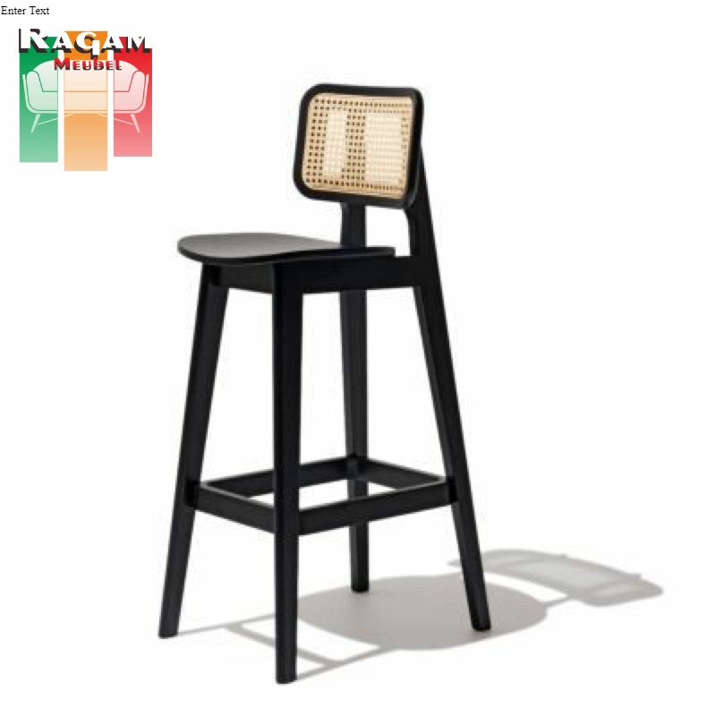 KURSI BAR JATI / STOOL BAR / BAR STOOL / MATERIAL JATI ROTAN TERLARIS