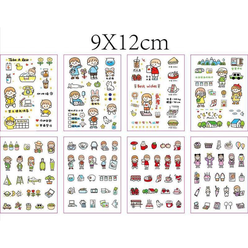 

1 Lembar Stiker Motif Emoji Untuk Dekorasi Handphone / Diary DIY