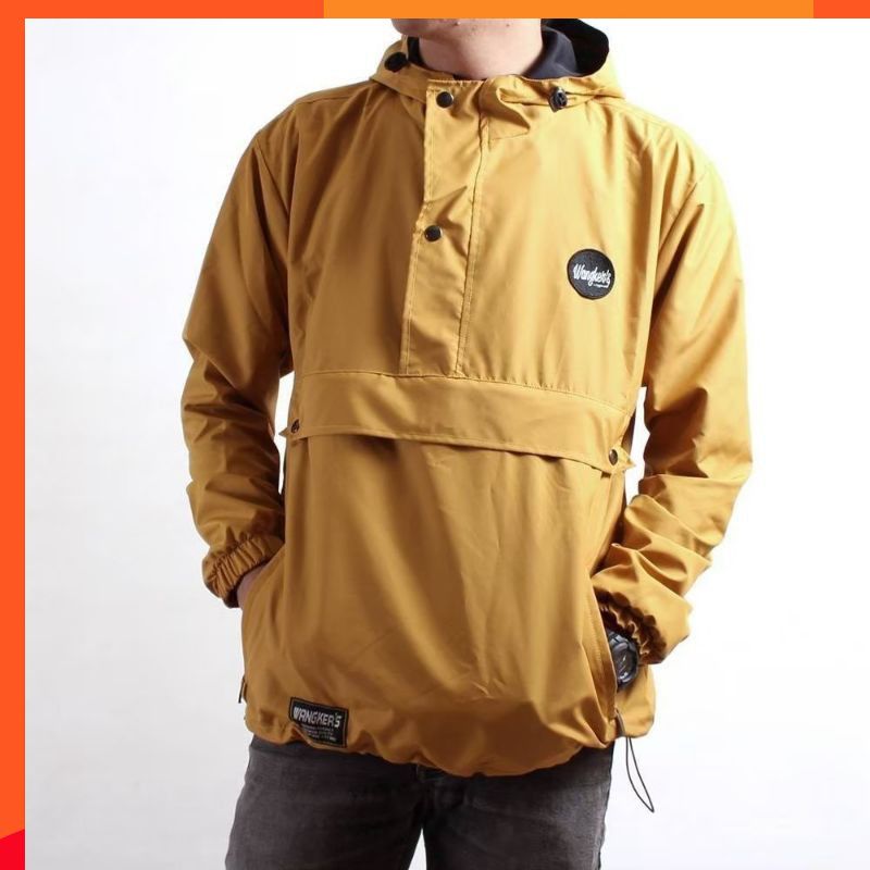 JAKET PRIA - JAKET CAGOULE BIG SIZE - JAKET KANTONG DORAEMON BIG SIZE - JAKET UKURAN BESAR - JAKET