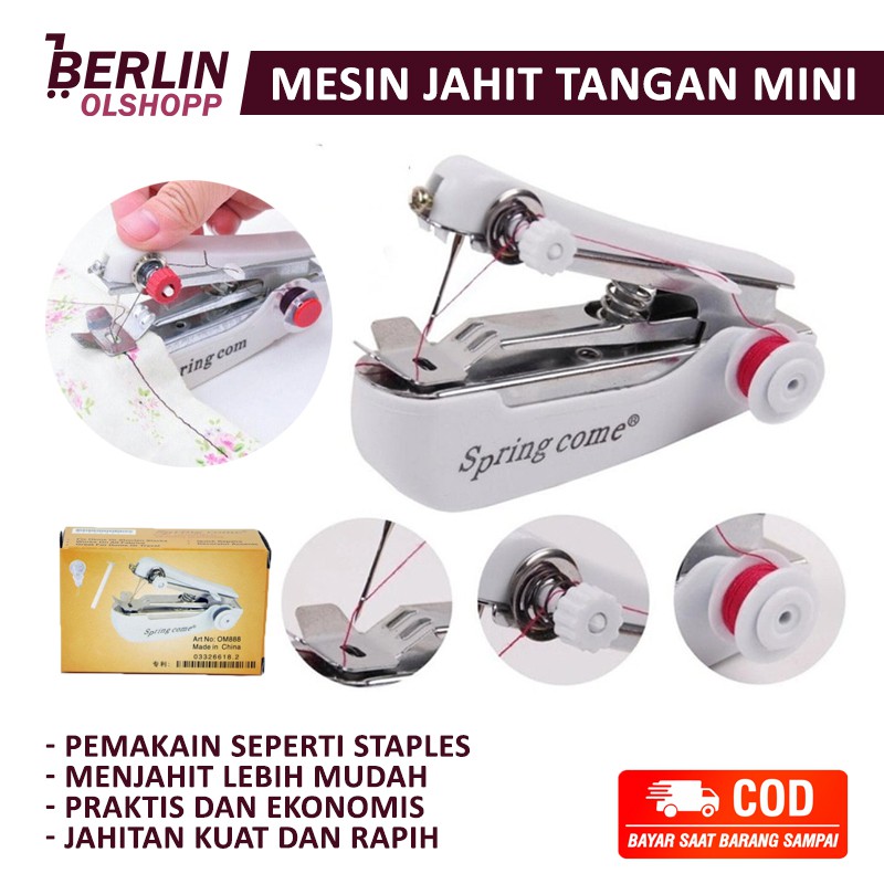 Springcome Mesin Jahit Portable Mini / Mesin Jahit Tangan Spring Come