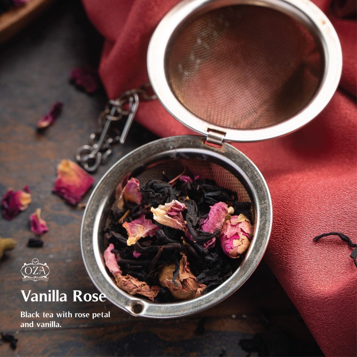 

DISKON - (BISA COD) OZA Tea - Vanilla Rose | Black Tea | 40 gram (20 cups)