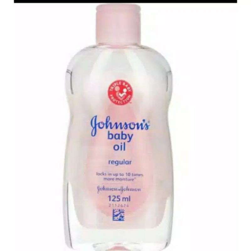 Baby Oil 125 ml Johnson Johnsons Jonson jonsun johnson's massage skin minyak pijat kulit tubuh bayi