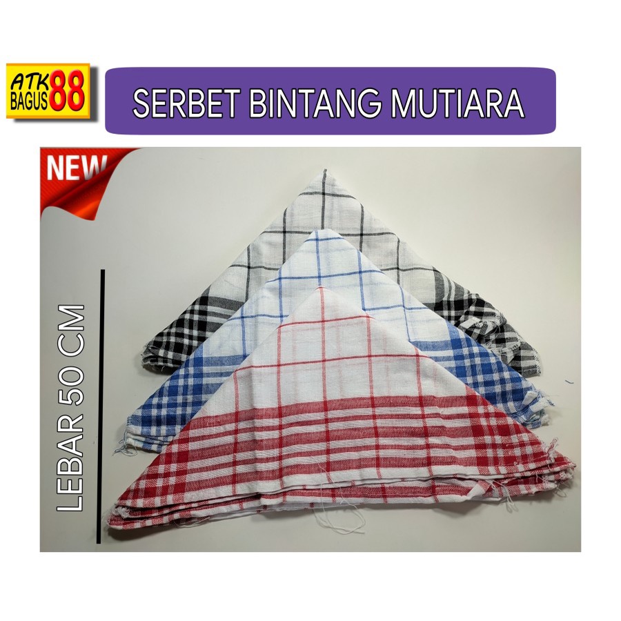 SERBET KAIN BINTANG MUTIARA 1 PCS (NEW) TERMURAH