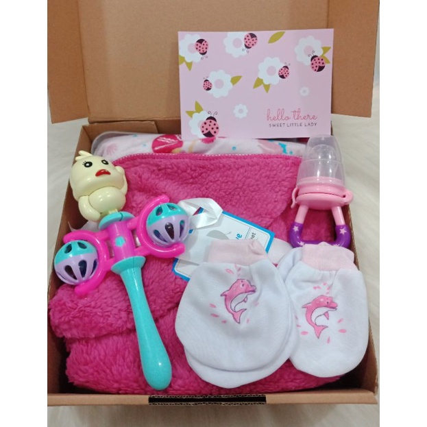 kado bayi  girl dan boy hampers gift box-Box kado H