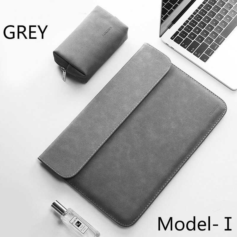 Tas Sleeve Case Pelindung Laptop Macbook Air Pro 13 Inch M1 A2337 A2338 Leather PU Waterproof Free Pouch