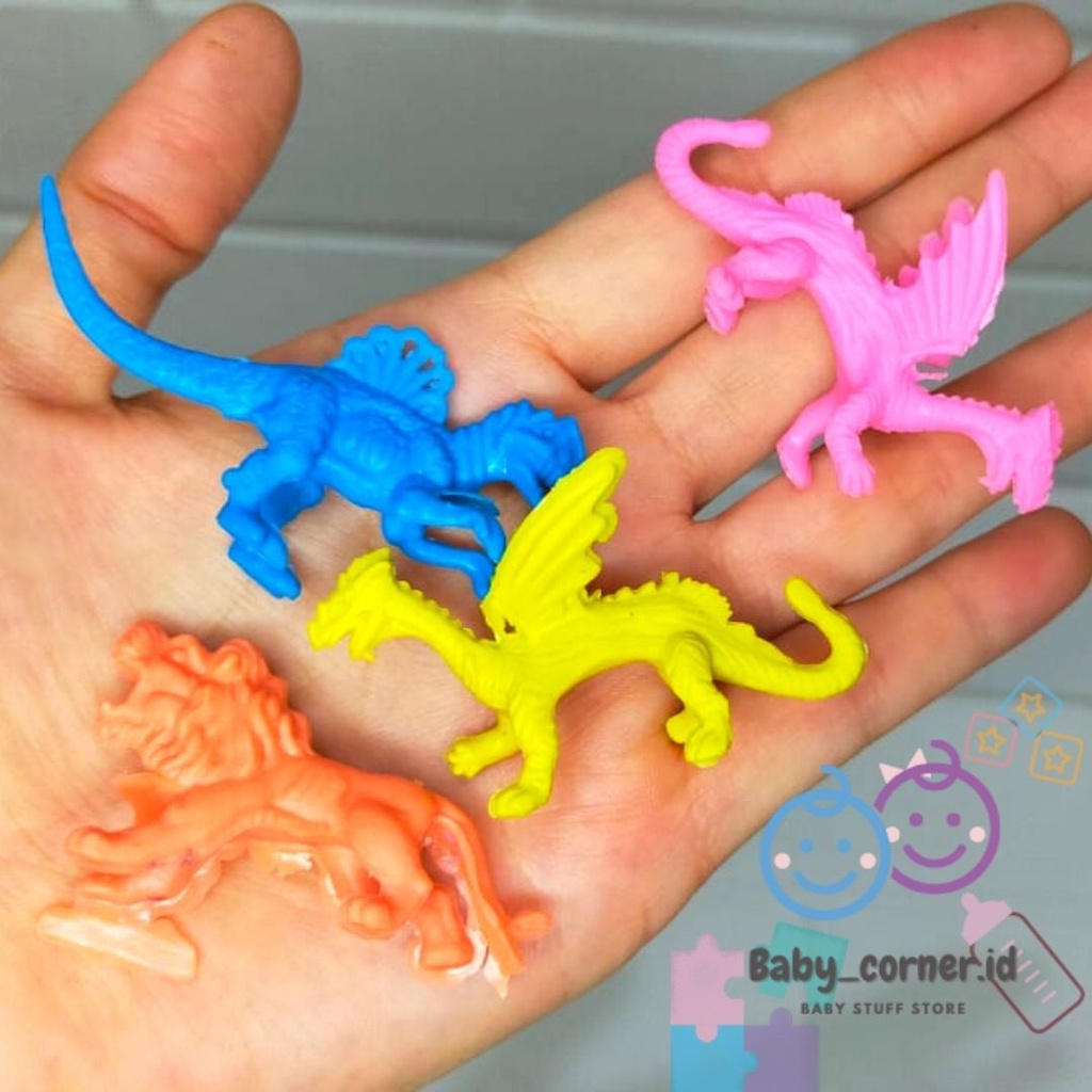 Mainan Replika Dinosaurus Murah | Mainan hewan kecil plastik animal figure, wild animal, sea animal,dinosaurus | cocok buat rendeman bola dan sensori