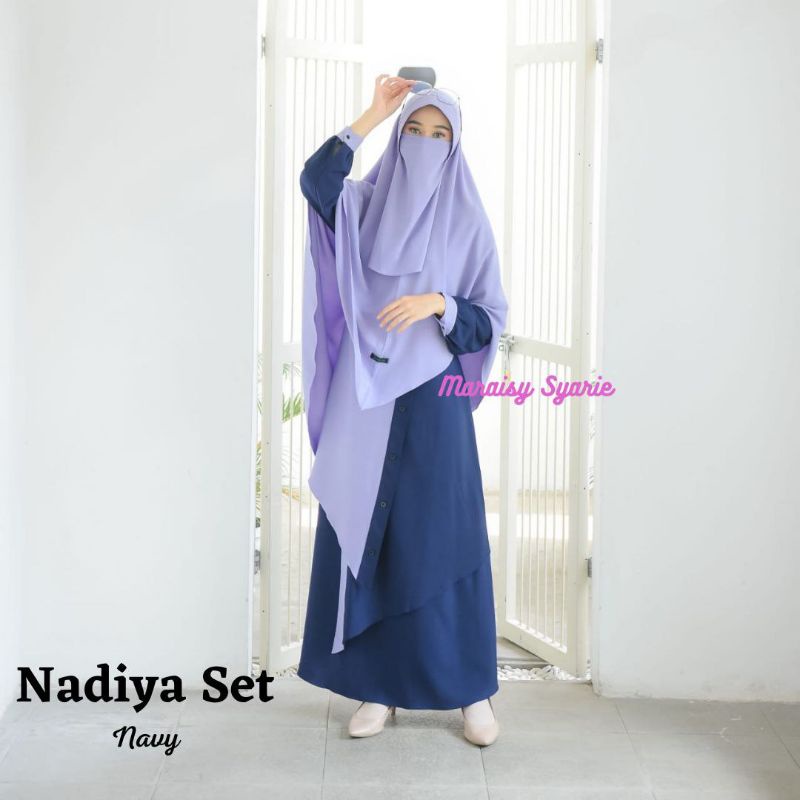 GAMIS SET NADIYA BY MUMTAZ HIJAB / GAMIS KOMBINASI / PRODUSEN GAMIS / MUMTAZ HIJAB