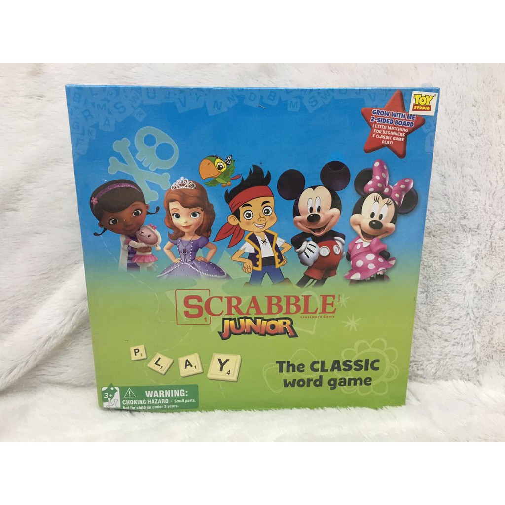 Jual Mainan Edukasi Anak SCRABBLE bergambar karakter disney JUNIOR