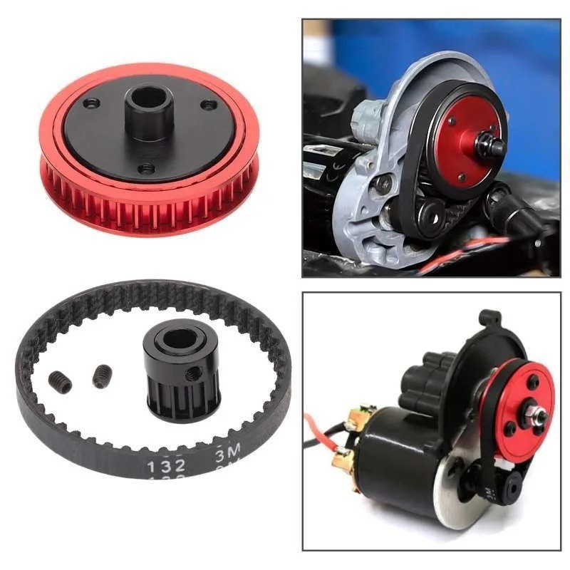 Belt Drive Gear 1/10 RC Car Crawler Axial SCX10 SCX10ii SCX10 II 90046