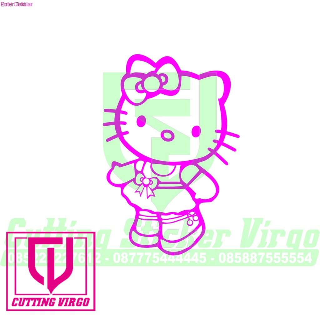 

Cutting stiker Hello kitty
