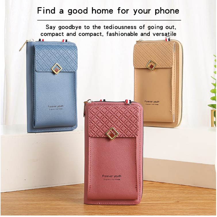 ♥TMALL88♥ Dompet Hp Panjang Wanita Free Tali Import Real Pict