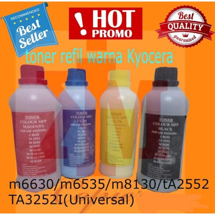 Toner Refil Warna Kyocera M6630/M6535/M8130/Ta2552/Ta3252I (Universal)