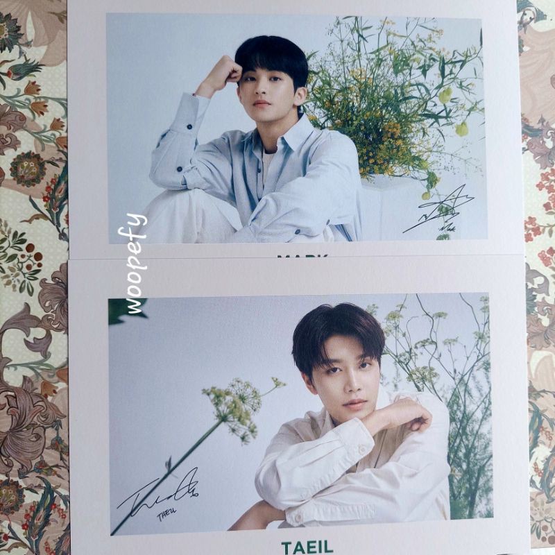 postcard nature republic cica garden yuta taeyong mark taeil jaehyun doyoung haechan johnny