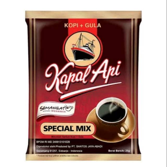 

Kopi Kapal Api Spesial Mix 25gr