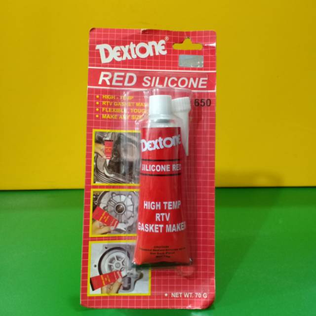 

Lem silicone sealent dextone red 76 gr