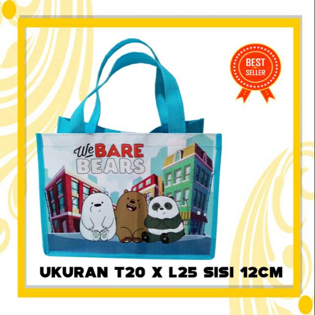 

Tas ultah we bare bears souvenir ultah we bare bears