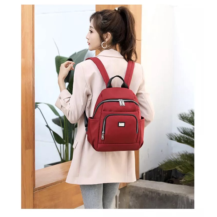 TAS RANSEL STYLE KOREA / TAS WANITA PREMIUM NYYLON 092