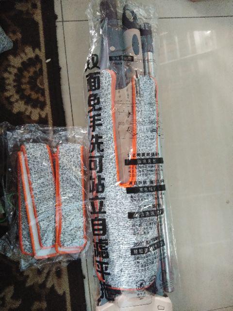New Double Sided Lazy Mop Inovasi Terbaru Alat Lap Pel Lantai #lazymop#easymop
