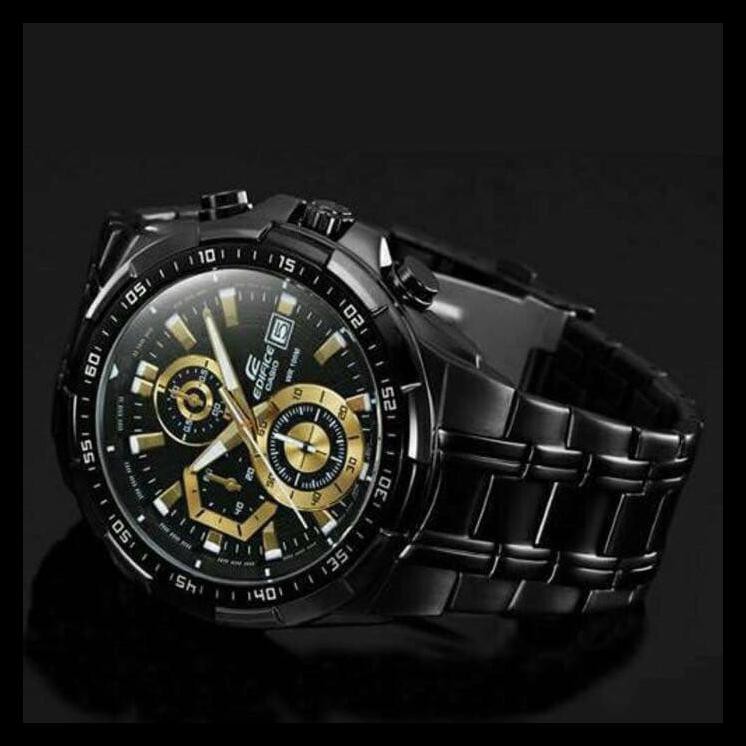 Indh Jam Tangan Pria Merk Casio Edifice EF 539 Original BM Free Jne Yes TERUJI Kode 1436