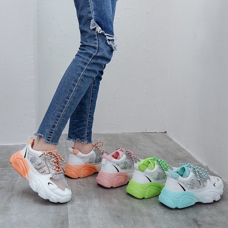 JeniBell - Sepatu Sneakers Wanita Import Julia / Sneakers Wanita Import-1