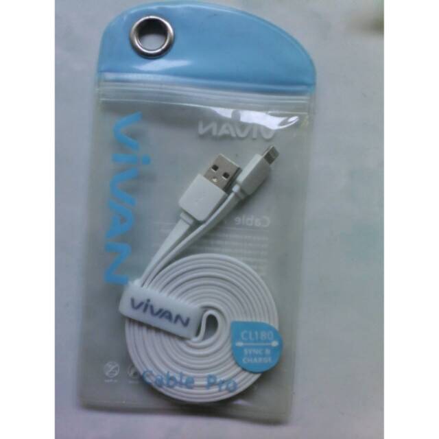 Kabel charger original vivan cl 180 iphone 5 6