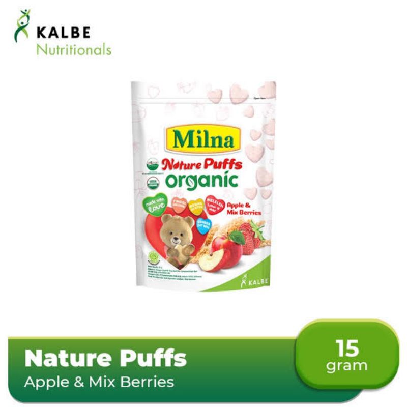 Milna Biskuit Bayi / Puffs Organic Cemilan Bayi