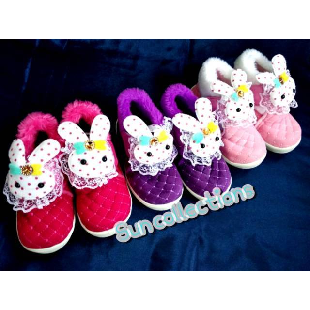 Promo Sepatu  Boot  anak  perempuan  Boots  salju hello  kitty  