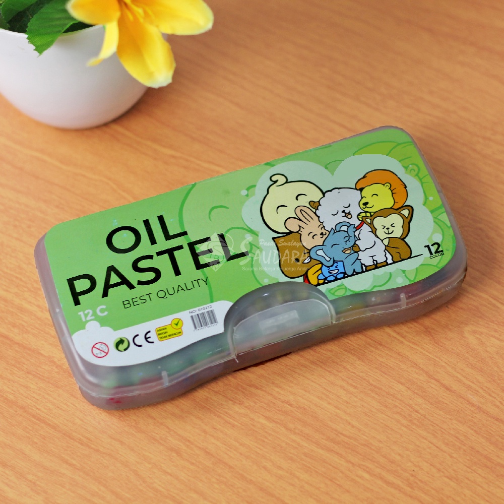 

Crayon Mini 12 Warna - Krayon Warna Oil Pastel - Krayon Pastel Set Kecil Murah Anak Anak - Crayon Pastel