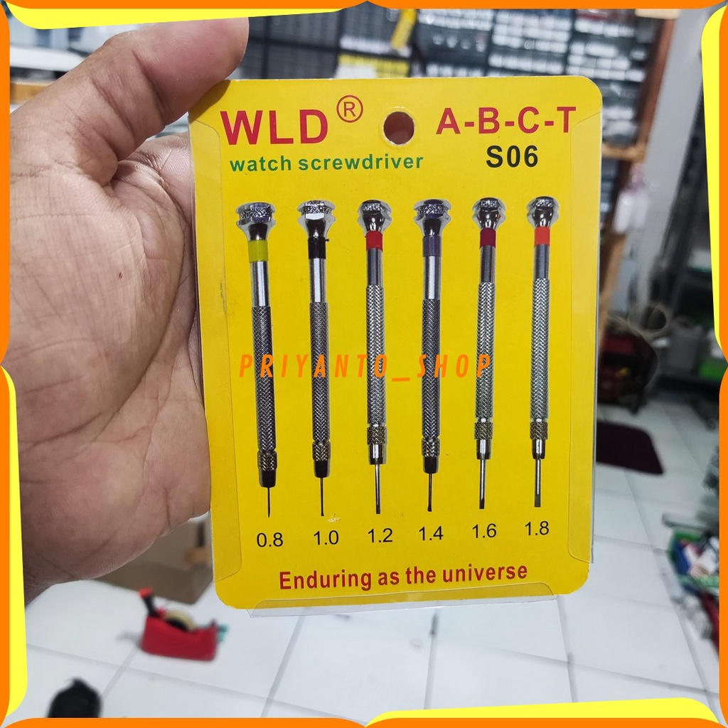 ALAT SERVIS JAM TANGAN ALAT REPARASI JAM OBENG MINUS SWISS PAKET