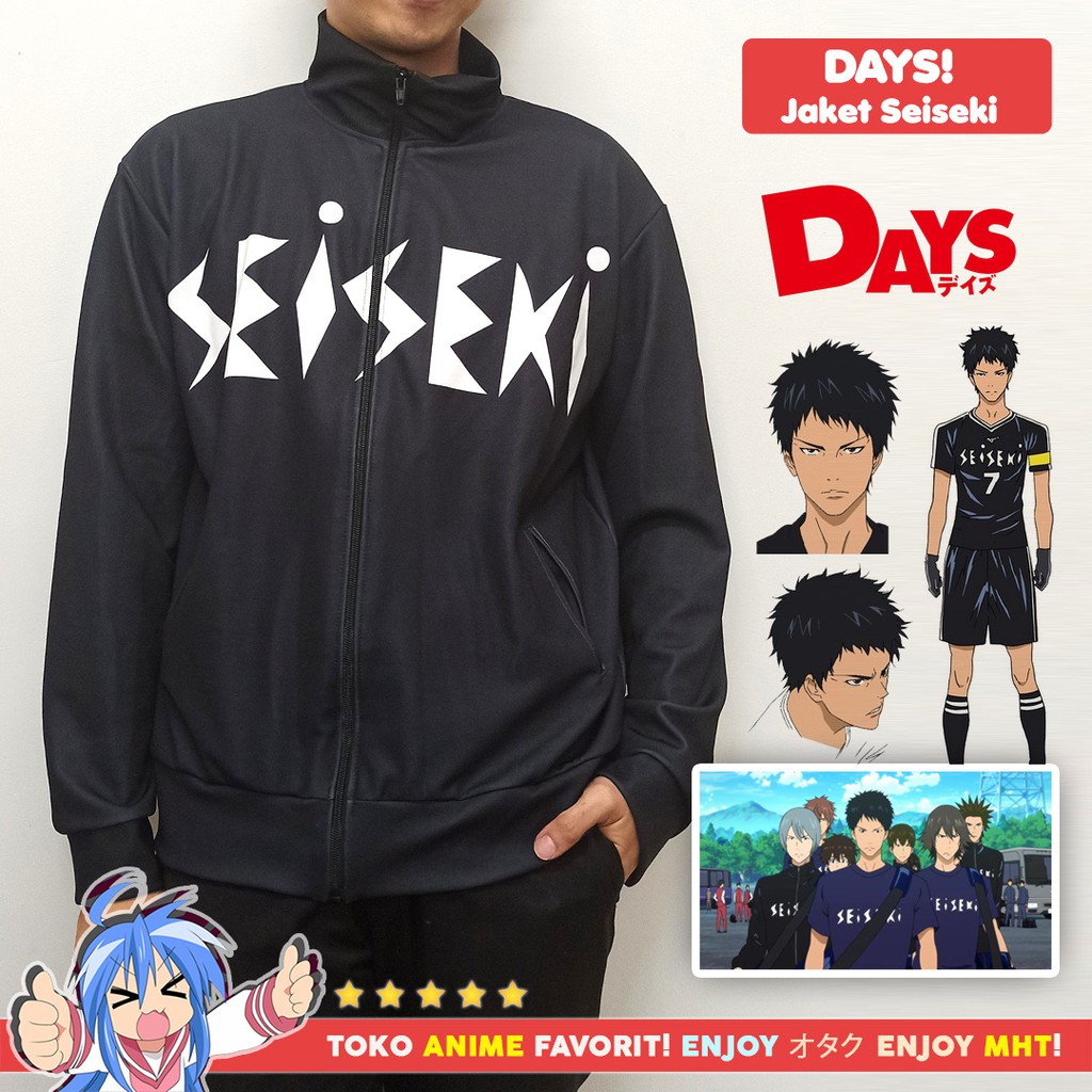 Jaket Anime Full Print Days Seiseki