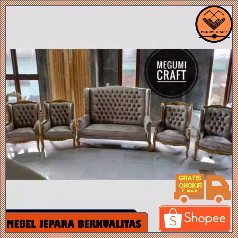 Kursi pengantin sofa pelaminan furniture mebel Jepara