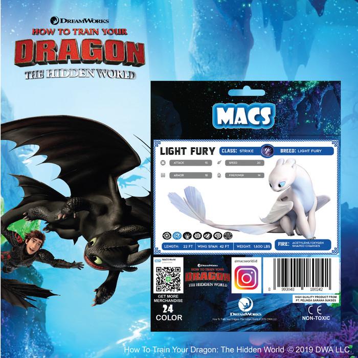 

Pencil Warna How to train your dragon Light Fury MACS 24 colors Best Seller