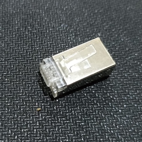SKU-1292 KONEKTOR RJ45 CAT 6 BESI CONNECTOR LAN RJ 45 CAT6 METAL IRON