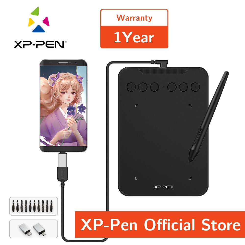 (Ready Stock) XP-Pen Deco mini4 4 Inch Mini Drawing Tablet