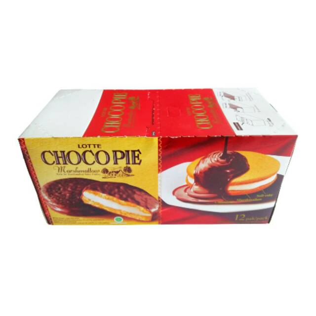 

Lotte choco pie kemasan box isi 12pc