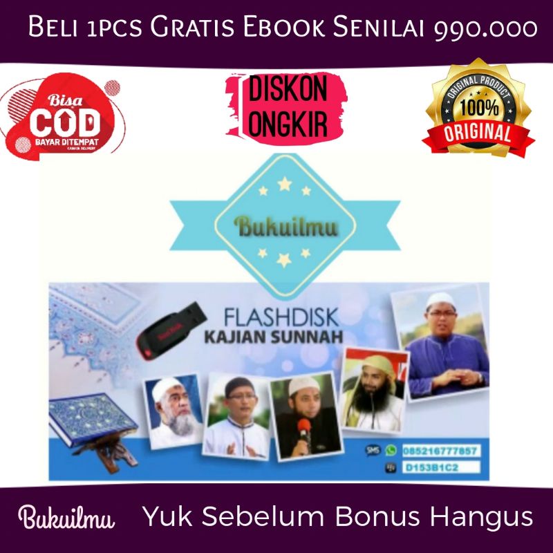 Kumpulan Kajian Sunnah. USB Baru ORI 16 GB. Lebih dari 500jam mp3. Rekaman Kajian Islam Sunnah.