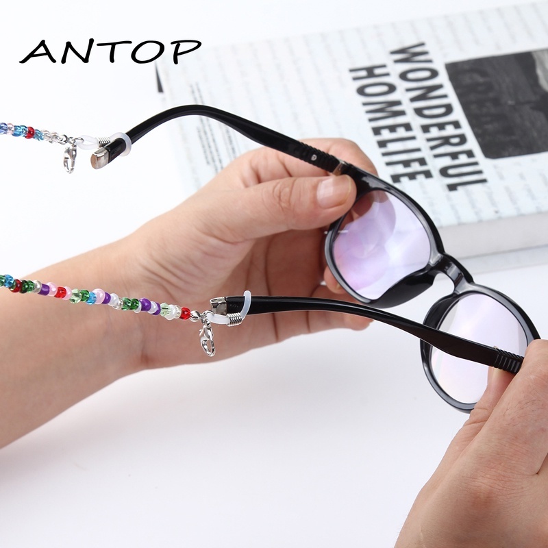 Fashion Glass Bead Lanyard Face Mask Chain Anti-slip and Anti-lost Glasses Chain ANTOP