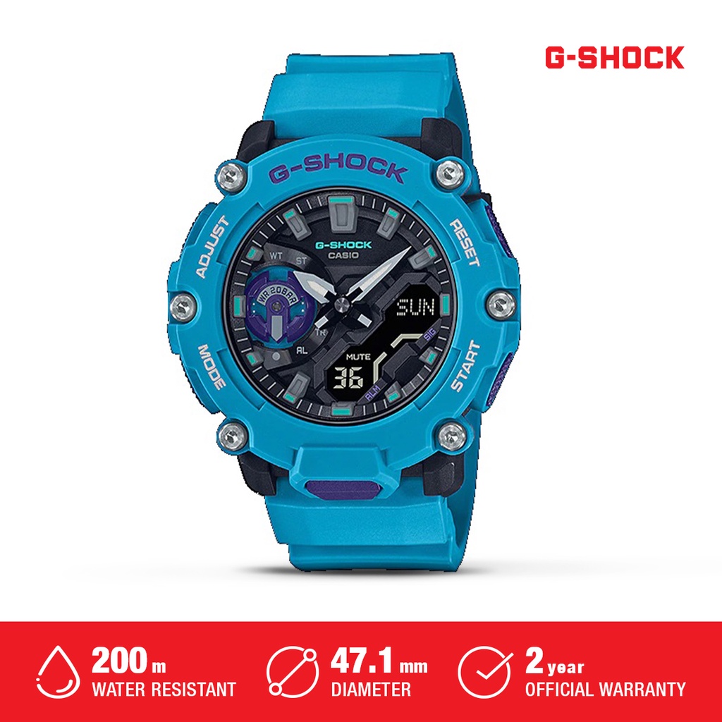 Casio G-Shock Jam Tangan Pria Analog Digital Original GA-2200-2ADR