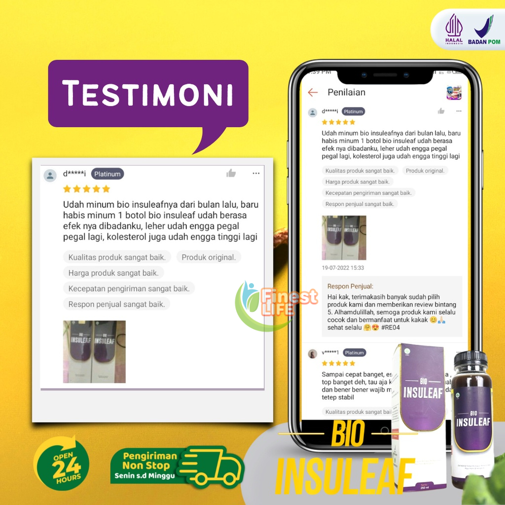 Bio Insuleaf 250 ml - Membantu Meringankan Gejala Kencing Manis