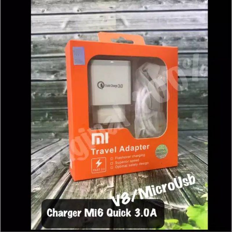 Charger Travel Charger Xiaomi MI6T Quick ORIGINAL 3.0A Tc , Cassan