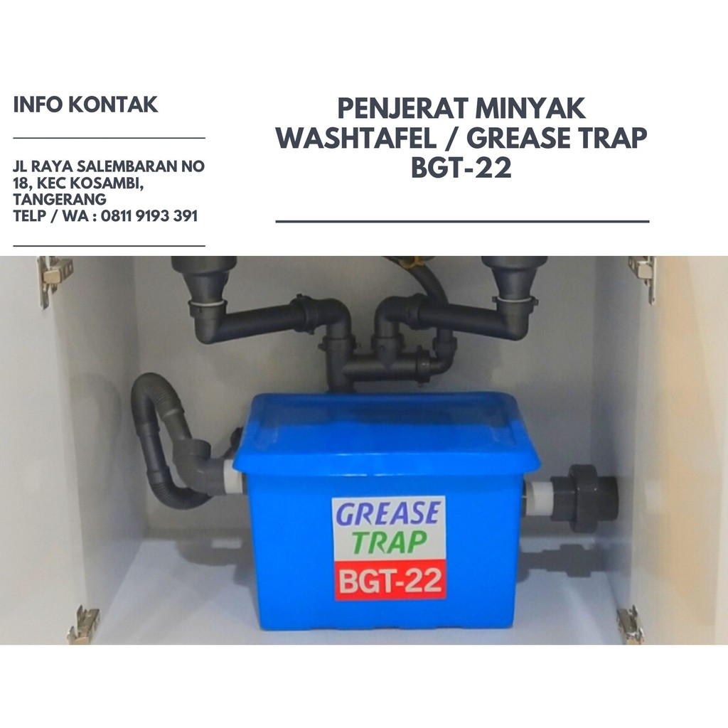 Penyaring Lemak / Minyak , Grease trap BGT-22