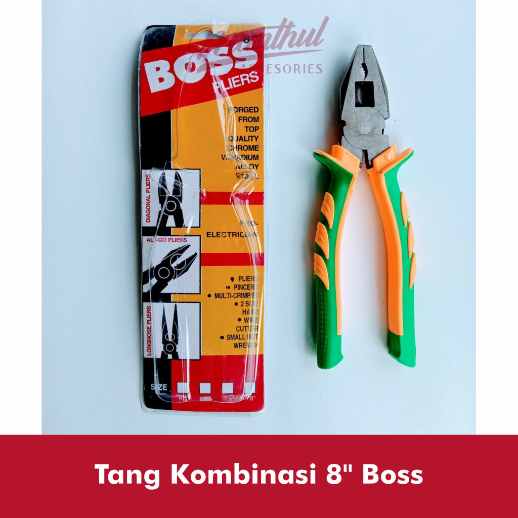 Tang Kombinasi 8'' Boss Tang Jepit Press