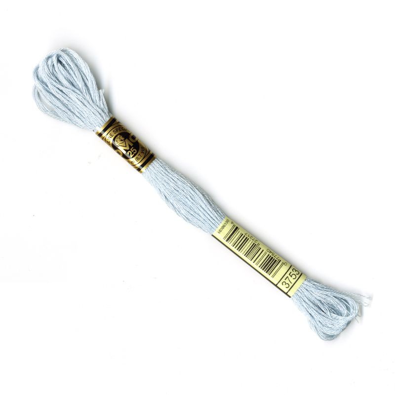 Benang DMC Art 117 - 3753 - Ultra Very Light Antique Blue