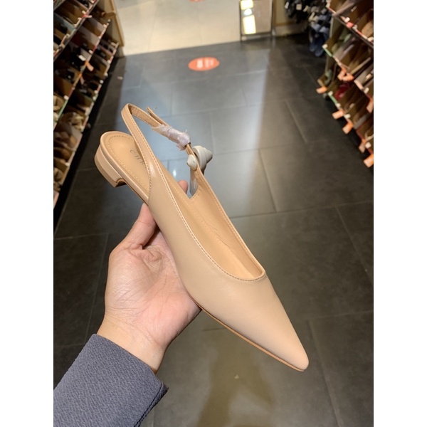Chrissie Danyla Sling nude payless block heels