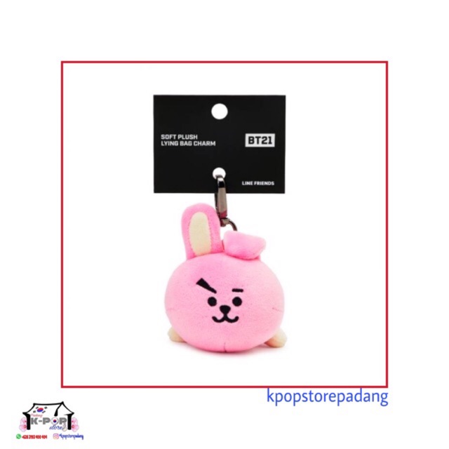 [READY STOCK] BT21 LYING BAGCHARM OFFICIAL LINE STORE