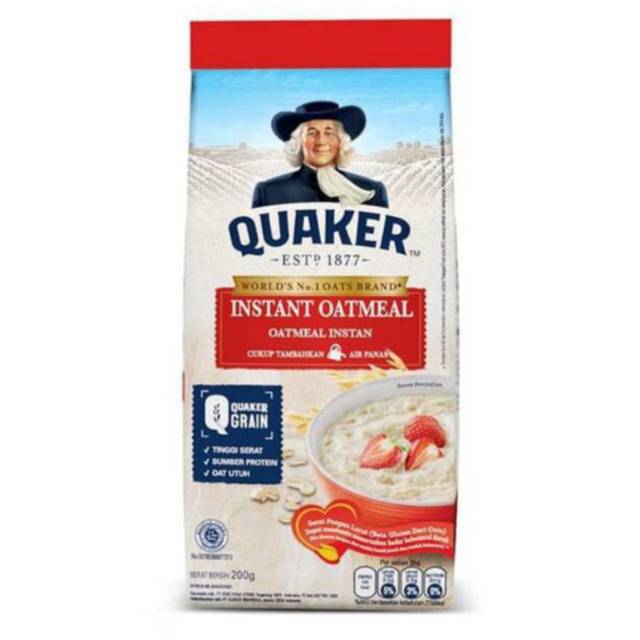 

QUAKER Instant Oatmeal 200gr*