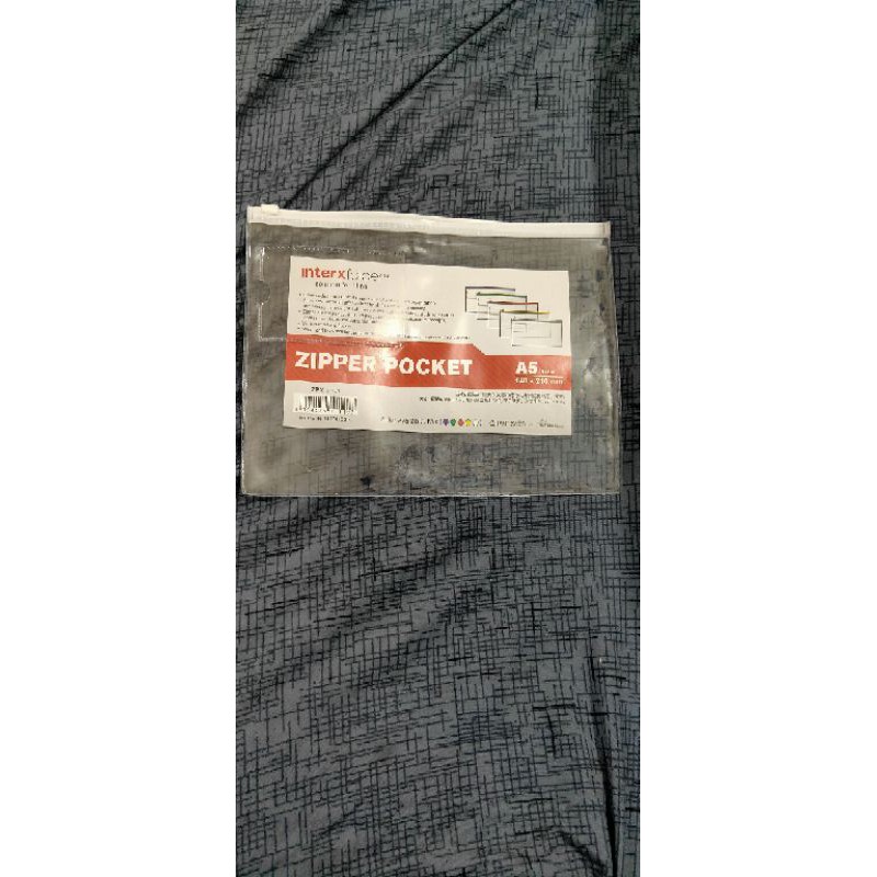 

zipper pocket a5 inter x