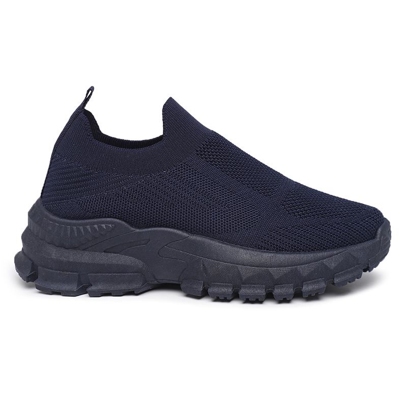 [GROSIR][COD] SEVEN_DAY SEPATU RAJUT SLIP ON WANITA OLAHRAGA TANPA TALI SPORT SHOES NAVY FZ-189