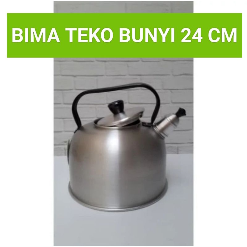 BIMA TEKO AIR BUNYI 24 CM KETEL POT ALUMUNIUM BERKUALITAS